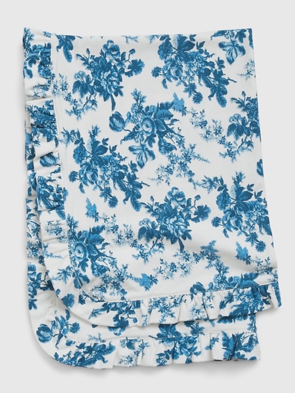 Gap x LoveShackFancy Blue Floral Blanket